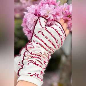 Phenomenal Women by Maya Angelou Writing Gloves